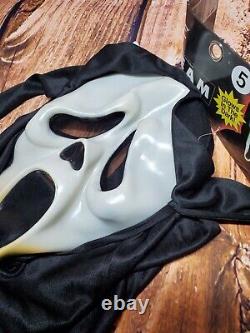 RARE NOS Vintage 1997 SCREAM Ghost Face Mask! Fun World / Easter Unlimited! GLOW