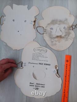 RARE ORIGINAL WIZARD OF OZ PAPER MASKS 1939 Einson-Freeman Loews
