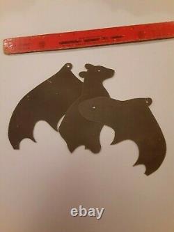 RARE Old Vintage Halloween Mechanical Bat Cardboard Diecut Die Cut Beistle 1920s