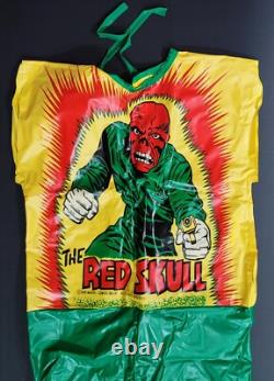 RARE Red Skull Marvel Comics Ben Cooper Vintage Mask Costume Box 1970s Halloween