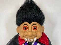 RARE Russ FANG Vintage Halloween Count Dracula Large Jumbo 27 Troll Doll Plush