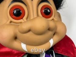 RARE Russ FANG Vintage Halloween Count Dracula Large Jumbo 27 Troll Doll Plush