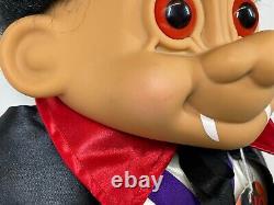 RARE Russ FANG Vintage Halloween Count Dracula Large Jumbo 27 Troll Doll Plush