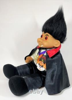 RARE Russ FANG Vintage Halloween Count Dracula Large Jumbo 27 Troll Doll Plush
