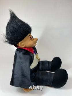 RARE Russ FANG Vintage Halloween Count Dracula Large Jumbo 27 Troll Doll Plush
