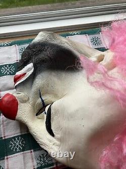 RARE Slipknot Clown ODDBALL Mask 1997 Paper Magic Group Pink Vintage Halloween