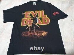 RARE The Evil Dead T-Shirt Horror Halloween Sam Raimi Movie Bruce Campbell XL