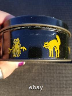 RARE Tindeco HALLOWEEN? Candy TIN. Witch With Broom