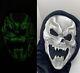 Rare! Vintage! Easter Unlimited Vampire Skull Glow In Dark Mask With Foam Shroud