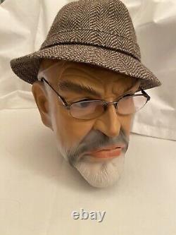 RARE VTG 1994 SEAN CONNERY LUCAS-FILM LTD MASK INDIANA JONES Halloween Costume