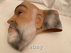 RARE VTG 1994 SEAN CONNERY LUCAS-FILM LTD MASK INDIANA JONES Halloween Costume