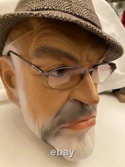 RARE VTG 1994 SEAN CONNERY LUCAS-FILM LTD MASK INDIANA JONES Halloween Costume