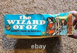 RARE VTG BEN COOPER Halloween Costume Mask DOROTHY Wizard Of Oz Orig Box Sz Lg