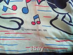 RARE Vintage 1970 Ben Cooper Heckle & Jeckel Halloween Costume & Mask In Box LG