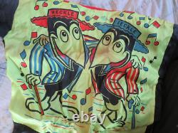 RARE Vintage 1970 Ben Cooper Heckle & Jeckel Halloween Costume & Mask In Box LG