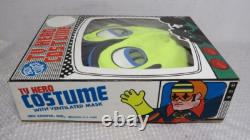 RARE Vintage 1970 Ben Cooper Heckle & Jeckel Halloween Costume & Mask In Box LG