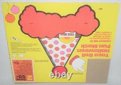 RARE! Vintage 1979 Promo TACO BELL Halloween Fun Masks (SET OF ALL 4!) Cardboard