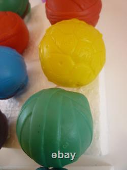 RARE Vintage 1980s/90s Knockoff Madball Plastic Gumball Prizes Lot of 12