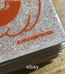 RARE Vintage 1986 Gibson Greetings Halloween Opal Glitter Pumpkin Stickers