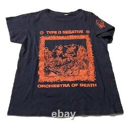 RARE Vintage 1990s Orange Halloween Type O Negative Orchestra of Death Band