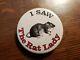 Rare Vintage 1992 Halloween Horror Night Ii Employee Only I Saw Rat Lady Button