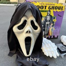 RARE Vintage 1996 Fun World 6FT GHOUL Halloween Decoration LED SCREAM GHOSTFACE