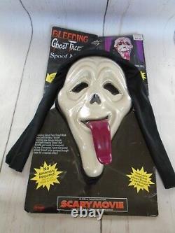 RARE Vintage 2000 Fun World SCREAM Whassup Tongue Bleeding Halloween Mask NIB