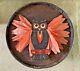Rare Vintage 40s Halloween Owl Die Cut Crepe Paper Wings Beistle Wall Decor Usa