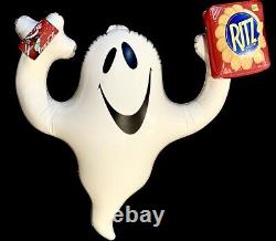 RARE Vintage 90's Inflatable HALLOWEEN Ghost RITZ & COKE Store Display! Promo