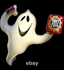 RARE Vintage 90's Inflatable HALLOWEEN Ghost RITZ & COKE Store Display! Promo