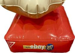 RARE Vintage 90's Inflatable HALLOWEEN Ghost RITZ & COKE Store Display! Promo