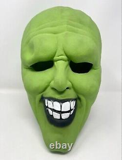 RARE Vintage 90's THE MASK Jim Carrey Costume Official Rubber / Latex Mask