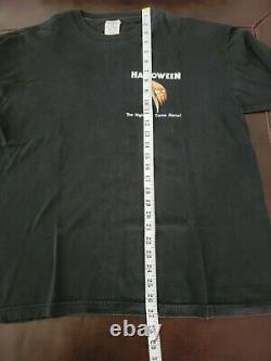 RARE Vintage 90s Halloween Michael Myers 2 Sided Movie Promo T-Shirt