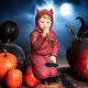 Rare Vintage Bethany Lowe Halloween Trick Or Treat Devil Kid