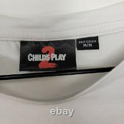 RARE Vintage Childs Play 2 Chucky Doll Universal Studios Licensed T Shirt 90s