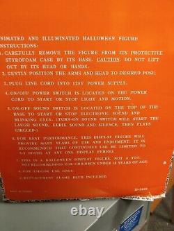 RARE Vintage DC Electric Witch Animated Illuminated 28 Halloween Figure IOB Box