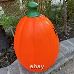 RARE Vintage Giant 22 Tall Empire Pumpkin Jack O Lantern Blow Mold Halloween