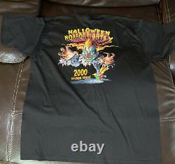 RARE Vintage HALLOWEEN HORROR NIGHTS 2000 Universal Studios Shirt in size XXL