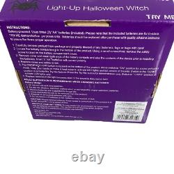 RARE Vintage Halloween Animated LightUp WITCH Cackling Talking NIB CVS Exclusive