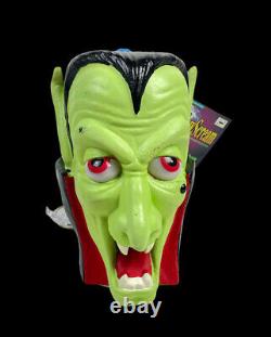 RARE Vintage Halloween Trendmasters Foam Blow Mold Light Dracula Vampire 93 Tag