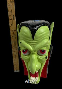 RARE Vintage Halloween Trendmasters Foam Blow Mold Light Dracula Vampire 93 Tag