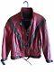 Rare? Vintage Michael Jackson Thriller Biker Real Leather Jacket Sz 3/4