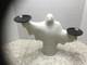 Rare Vintage Pottery Halloween Ghost Candle Holder