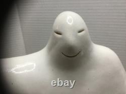 RARE Vintage Pottery Halloween Ghost Candle Holder