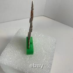 RARE! Vintage Rosbro Hard Plastic Pumpkin Sucker Holder