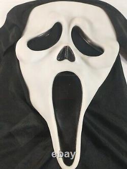 RARE Vintage SCREAM Ghost Face Mask Fun World / Easter Unlimited! GLOW Halloween