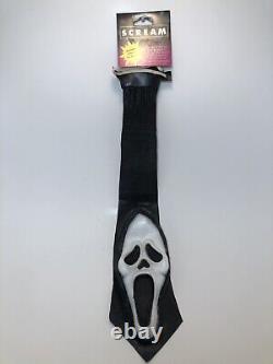 RARE Vintage SCREAM MOVIE GHOSTFACE MASK TIE Easter Unlimited HALLOWEEN! HORROR