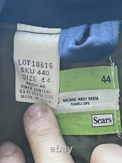 RARE Vintage Sears 1964-68 Navy Coveralls 44R Halloween Michael Myers Cosplay