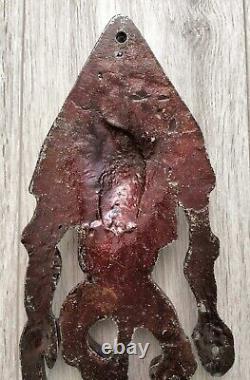 RARE Vintage Soviet Russian Metal Figurine DEVIL Demon Satan Halloween USSR