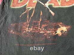 RARE Vintage The Evil Dead Black T-Shirt 666 Horror Halloween Sam Raimi Movie M